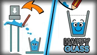 Happy Glass all 3 Stars Completing Gameplay