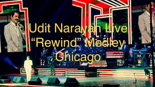 Medley by Udit Narayan Live “Rewind“ Chicago @buzzmaymusic