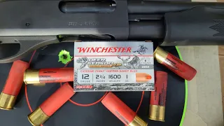 Winchester Deer Season XP Copper Impact 2-3/4" 1oz Sabot Slug Test W/ Remington 870 & Rifled Barrel