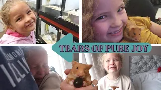 GETTING MY DAUGHTER HER FIRST EVER HAMSTER | Surprise pet!! | She cried happy tears