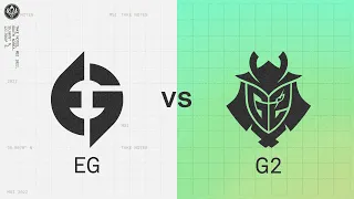 EG vs G2 | 2022 MSI Groups Day 5 | Evil Geniuses vs. G2 Esports
