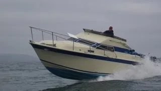 Skipjack 28 Flybridge Boat Underway Video by South Mountain Yachts (949) 842 2344