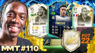 WE PACKED 96 TOTS VINICIUS JR! OPENING OUR 93+ ICON MOMENTS PACK! WHO WILL WE GET? MMT #110