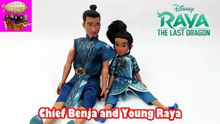 Chief Benja and Young Raya | Disney Raya and the Last Dragon Character Review and Toy Opening Series