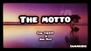 The Motto (remix) - The Tiesto & Ava Max @infinitymusichd7047 (No copyright Music)