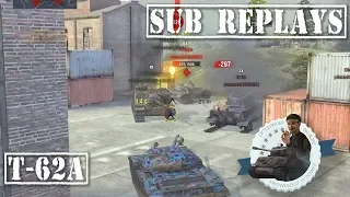 WOT Blitz - Subscriber Replay T-62A 4546 dmg 5 kil lvl 1 ||WOT Blitz||