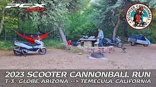 Scooter Cannonball 2023 // T-3: RAW Ride from Globe, AZ to Temecula, CA