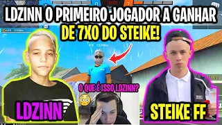 LDZINN VS STEIKE FF - LDZINN O PRIMEIRO PLAYER A DAR 7 A 0 NO STEIKE NO X1 MAIS EPICO DE TODOS!