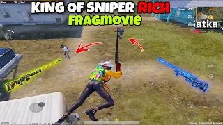 PUBG MOBILE BEST SNIPER FRAGMOVIE | RICH 🔥😱