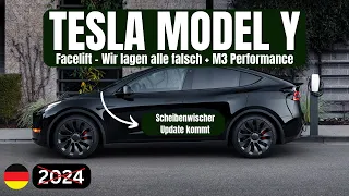 Tesla Model Y Facelift - Wir lagen alle falsch! - Scheibenwischer Update + Model 3 Performance