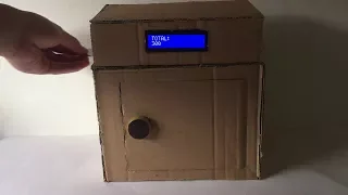 DIY Coin Sorting and Counting  Bank From Cardboard I Arduino Project