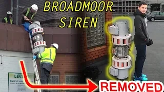Broadmoor siren--REMOVED & EXAMINED!!  From roof of Shopping Centre
