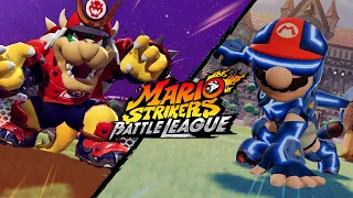 Mario Strikers Battle League: Nintendo Titan 1v1 Online Battle (Bowser Vs Mario)