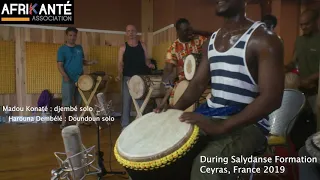 Madou Konaté & Harouna Dembélé, Bara (Stage/Formation avec Saly Danse)