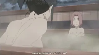 Hinata le dice Pechos Planos a Sakura - Kunoichis Bañandose - Naruto Shippuden