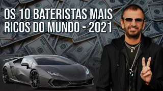 Os 10 Bateristas Mais Ricos do Mundo! 🤑 [Atualizado 2021]