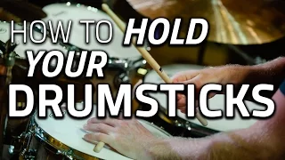 How To Hold Your Drumsticks (Matched Grip) - Drum Lesson