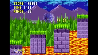 Sonic The Hedgehog (Genesis/Mega Drive) Longplay - No Damage All Emeralds