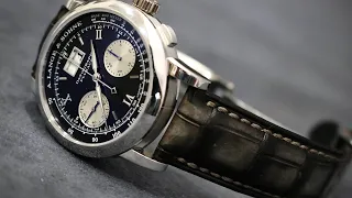 【A. LANGE & SOHNETHE LANGE DATOGRAPH】墨染 クロコダイル パティーヌ【Bespoke】