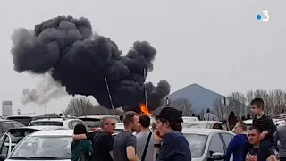 Crash d'avion à Bénifontaine : un visiteur a filmé le dramatique accident