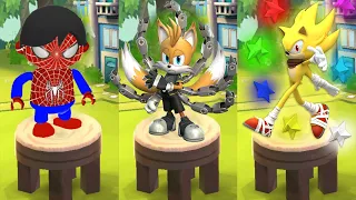 Tag With Ryan vs Sonic Dash 2 Sonic Boom Sonic Prime - Tails Nine New Update All Characters Unlocked