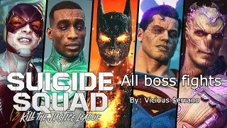 Suicide Squad: Kill the Justice League - All Boss Fights (Hard Difficulty)