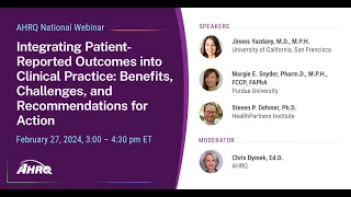 Integrating Patient-Reported Outcomes into Practice: Benefits, Challenges, & Recommendations
