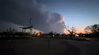 March 13, 2024 Storms forming in Tulsa Oklahoma