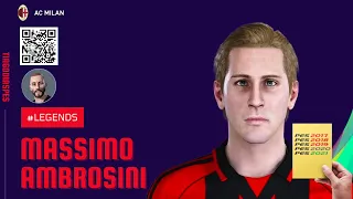 Massimo Ambrosini @TiagoDiasPES (AC Milan, Fiorentina) Face + Stats | PES 2021