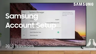 How to set up a Samsung Account on your TV | Samsung US