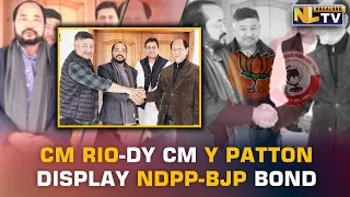 CM RIO- DY CM. Y PATTON  APPEAL VOTERS TO VOTE FOR NDPP-BJP ALLIANCE