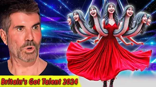 Beautiful Female Magician SURPRISES everyone with UNBELIEVABLE magic show, Britain's Got Talent 2024