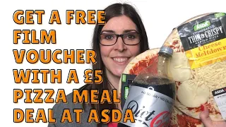 New Asda pizza and movie meal deal for a FIVER