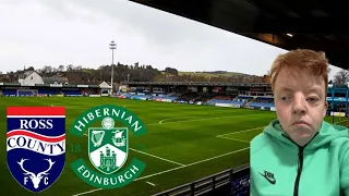 Ross county 2-1 Hibernian matchday vlog #38 #cinchpremiership #football