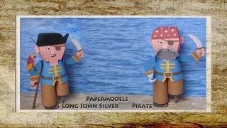 Paper model "Pirate", a Animation