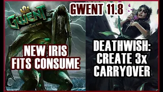 Triple Iris Deathwish Carryover is funny | Gwent 11.8 Monsters deck