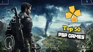 Top 50 PSP Games For Android PPSSPP || ALL TIME BEST