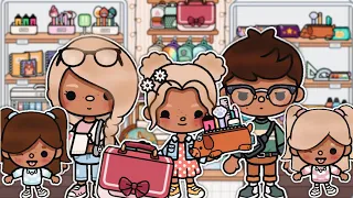 Going Back To School Shopping + What’s In My Backpack | *with voice* | Toca Boca Life World Roleplay