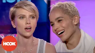 Zoë Kravitz & Scarlett Johansson Play A Drinking Game | @TheHookOfficial