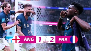 RESUMÉ ANGLETERRE 1 - 2 FRANCE | 1/4 FINALE COUPE DU MONDE QATAR-2022 Extended Goals & Highlight 4K
