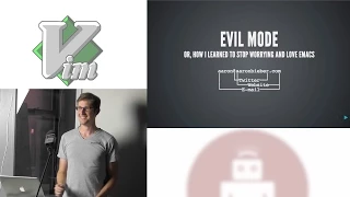 Evil Mode: Or, How I Learned to Stop Worrying and Love Emacs