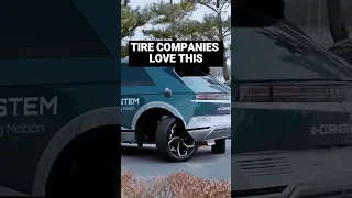 why TIRE companies love EVs? #shorts #cars