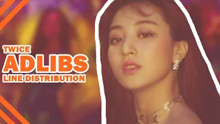 TWICE — 'ADLIBS' [Until I CAN'T STOP ME] | Line Distribution