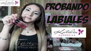 PROBANDO LABIALES 💄DE  KATALIA/MORO LOVE💕