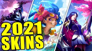 EVERY LoR SKIN FROM 2021 - Dark Star, Pool Party, Battle Academia & MORE