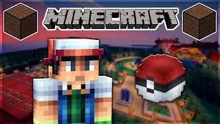 ♪ [FULL SONG] MINECRAFT Pokémon Theme Song in Note Blocks ♪