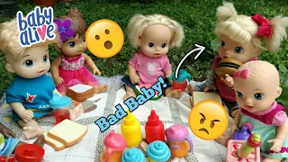 Baby Alive Vallerie Has A Tantrum During Our Picnic!!?