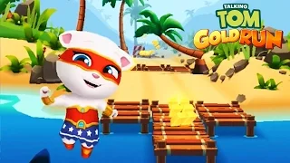 TALKING TOM GOLD RUN ✔ LAS VEGAS AND HAWAII  - SUPER ANGELA | Games For Kids