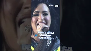 Demi Lovato e Luísa Sonza cantam PENHASCO2 no #TheTown2023NoMultishow 🫶