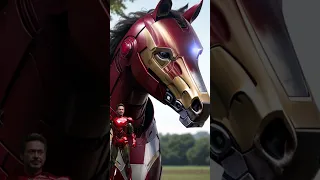 🤠❤️‍🔥 Marvel But Horses 🐴🐴 #viral #avengers #marvel #superhero #animals #horse #shorts